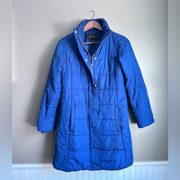 Banana Republic Jackets & Blazers - Banana Republic Women’s Down Puffer Jacket – Size XS | Blue Long Winter Coat